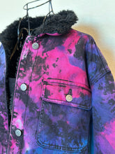 Load image into Gallery viewer, Custom Reverse Ice Dyed Sherpa Lined Jacket for Emily
