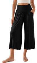 Load image into Gallery viewer, Women’s Medium Reverse Geode Cropped Palazzo Pants with Pockets in ‘Fiesta’
