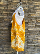 Load image into Gallery viewer, Women’s Medium Harem Shorts Romper with Pockets in ‘Morning Sunshine’
