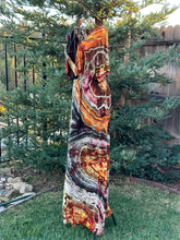 Load image into Gallery viewer, Custom Reverse Geode Surplice Maxi Dress for Mary
