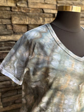 Load image into Gallery viewer, Women’s XXL V-Neck T-Shirt in ‘Raven’
