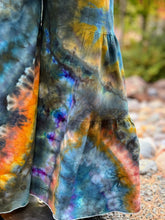 Load image into Gallery viewer, Women’s 2X Geode High-Rise Wide-Leg Tiered Pull-On Flared Pants with Tie in ‘Labroadorite’
