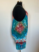 Load image into Gallery viewer, Women’s XL Geode Harem Romper in ‘Caribbean Reef’
