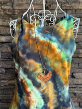 Load image into Gallery viewer, Women’s Small Pact Organic Cotton Geode Skater Dress with Pockets in ‘Rainforest Jasper’
