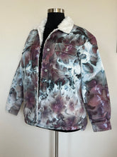 Load image into Gallery viewer, Custom Sherpa Lined Denim Jacket in ‘Brushed Steel’ for Sharlla
