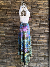 Load image into Gallery viewer, Women’s Large Geode Asymmetrical Draped Midi Skirt in ‘Abalone’

