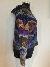 Load image into Gallery viewer, Custom Reverse Geode Thumbholes Hoodie in ‘Dark Star’ for Kristen
