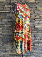 Load image into Gallery viewer, Women’s XS (0-2) Geode Sleeveless Swing Dress with Pockets in ‘Rustic Rainbow’
