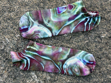 Load image into Gallery viewer, Adult Geode Bamboo Footie Ankle Socks in ‘Sage Blossom’
