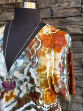 Load image into Gallery viewer, Women’s XXL Geode Kimono Style Dress in ‘Golden Hour’
