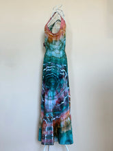 Load image into Gallery viewer, Women’s Medium Geode Cotton Elastic Waist Maxi Dress with Pockets in ‘Rainbow Sherbert’
