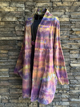 Load image into Gallery viewer, Women’s Medium/Large Organic Cotton Pact Airplane Wrap Cardigan in ‘Sugar Plum’
