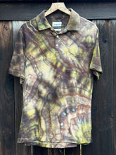 Load image into Gallery viewer, Men’s Large Geode Polo Shirt in ‘Fatigue Green’
