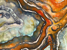 Load image into Gallery viewer, Custom Geode Palazzo Pants in ‘Boulder Turquoise’ for Ashley
