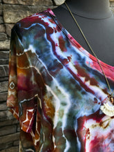 Load image into Gallery viewer, Women’s XXL Luxe Geode V-Neck T-Shirt in ‘Merlot Moon’
