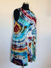 Load image into Gallery viewer, Women’s XXXL 3X Reverse Geode Sleeveless Swing Dress with Pockets in ‘Desert Springs’
