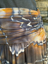 Load image into Gallery viewer, Women’s Large Geode Knee Length Skirt with Ruched Waistband &amp; Pockets in ‘Turkey Tail Mushroom’
