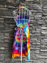 Load image into Gallery viewer, Adult Apron with Pockets in Rainbow Spiral
