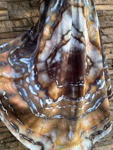 Load image into Gallery viewer, Women’s Medium Geode Asymmetrical Draped Midi Skirt in ‘Smoky Jasper’
