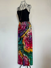 Load image into Gallery viewer, Women’s Medium Reverse Geode Cropped Palazzo Pants with Pockets in ‘Fiesta’
