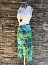 Load image into Gallery viewer, Custom Geode Midi Skirt in ‘Kelp Forest’ for Kim
