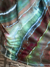 Load image into Gallery viewer, Women’s Small Geode Short Sleeve Open Front Cardigan with Pockets in ‘Dark Enchantment’
