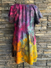 Load image into Gallery viewer, Women’s Small Upcycled Reverse Dyed Babydoll Dress with Pockets in ‘Dark Spectrum’
