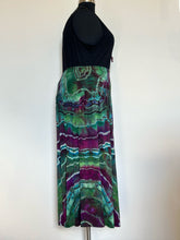 Load image into Gallery viewer, Women’s XL Reverse Geode Maxi Skirt with Pockets in ‘Emerald Berry’
