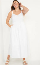 Load image into Gallery viewer, Women’s XXL Cotton/Rayon Geode Maxi Sundress with Pockets in ‘Electric Rainbow’
