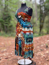 Load image into Gallery viewer, Custom Reverse Geode Ballet Dress with Pockets in ‘Rooster’ for Beverley
