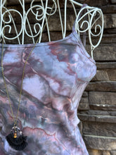 Load image into Gallery viewer, Women’s Small Geode Spaghetti Strap Tank Top in ‘New Black’
