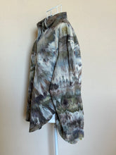 Load image into Gallery viewer, Women’s Medium ‘Oversized Fit’ Flannel Shirt in ‘Pewter Twist’
