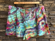 Load image into Gallery viewer, Women’s XL (fit more like an XXL) Geode Mid-Rise Pull-On Lounge Shorts with Pockets in ‘Cosmic Eyes’
