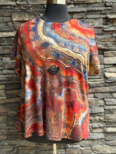 Load image into Gallery viewer, Women’s 2X Reverse Geode T-Shirt in ‘Coyomito Agate’
