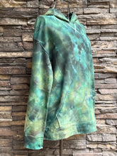 Load image into Gallery viewer, Women’s Medium (but actually a Youth XXL) Geode 100% Cotton Hoodie in ‘Moss Agate’
