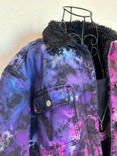 Load image into Gallery viewer, Custom Reverse Ice Dyed Sherpa Lined Jacket for Emily
