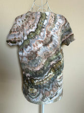 Load image into Gallery viewer, Custom Shoulder Twist T-Shirt in ‘Pewter’ for CrystalView56
