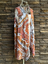 Load image into Gallery viewer, Women’s Large Geode Sleeveless Cardigan Vest with Pockets in ‘Crazy Lace Agate’
