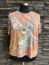 Load image into Gallery viewer, Women’s 3X Geode Super Soft Modal T-Shirt in ‘Blush Oasis’
