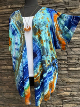 Load image into Gallery viewer, Women’s XL Geode Kimono in ‘Azurite’
