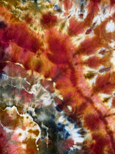 Load image into Gallery viewer, XL 100% Cotton Geode Laundry Tote Bag with Drawstring in ‘Rustic Rainbow’

