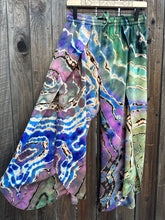 Load image into Gallery viewer, Custom Reverse Geode High Slit Leg Pants in ‘Abalone’ for Ashley
