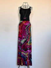 Load image into Gallery viewer, Custom Reverse Geode Maxi Skirt in ‘Spectrolite’ for Rachael
