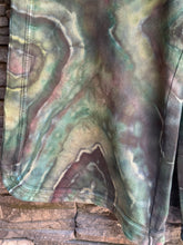 Load image into Gallery viewer, Women’s Large Geode 100% Cotton Wide Leg Lounge Pants with Tulip Hem in ‘Moss Agate’
