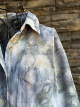 Load image into Gallery viewer, Women’s Small (oversized fit so it fits like a medium) Corduroy Button Down Long Sleeved Shirt with Pocket in ‘Pillars of Creation’
