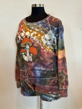 Load image into Gallery viewer, Women’s 1X Geode ‘Mushroom Moon’ Lounge Set in ‘Rustic Rainbow’
