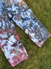 Load image into Gallery viewer, Women’s XL (size 16) Ice Dyed Denim Overalls in ‘Pinot Sage’
