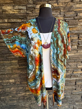 Load image into Gallery viewer, Women’s Large Geode Kimono in ‘Labradorite’
