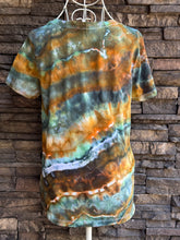 Load image into Gallery viewer, Women’s Small (4/6) Geode V-Neck T-Shirt in ‘Bronzed Teal’
