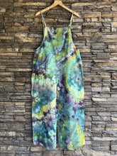 Load image into Gallery viewer, Women’s Medium Geode Wide-Leg Cotton Jumpsuit in ‘Forest Fairy’
